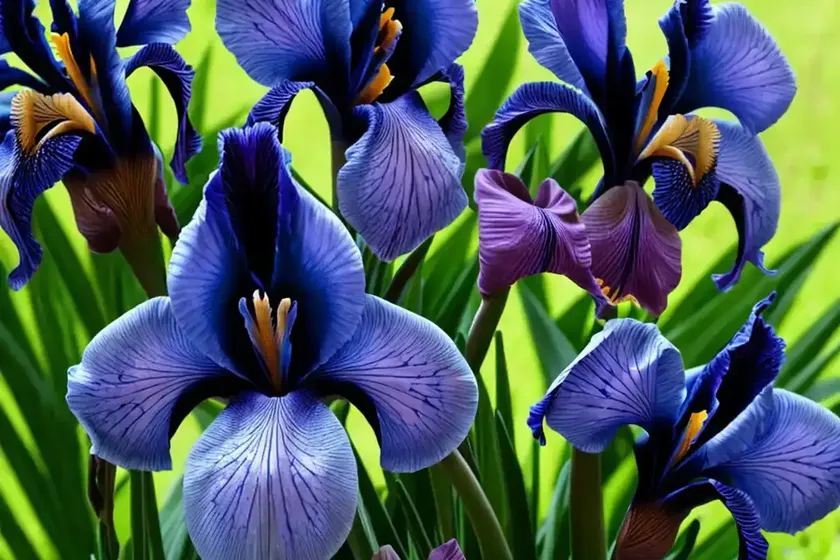 Blue flag (iris versicolor) — photo 2