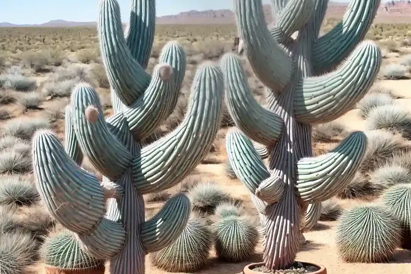 Blue myrtle-cactus (myrtillocactus geometrizans) — photo 2