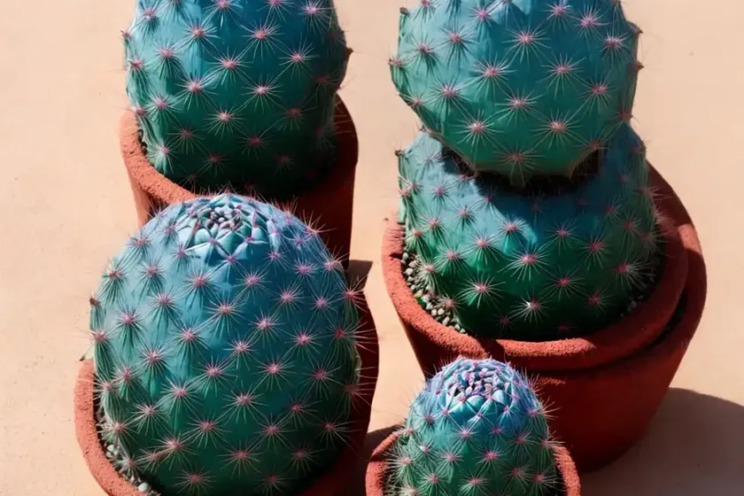 Blue myrtle-cactus (myrtillocactus geometrizans) — photo 3