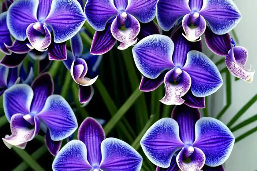 Blue orchid (vanda coerulea) — photo 3