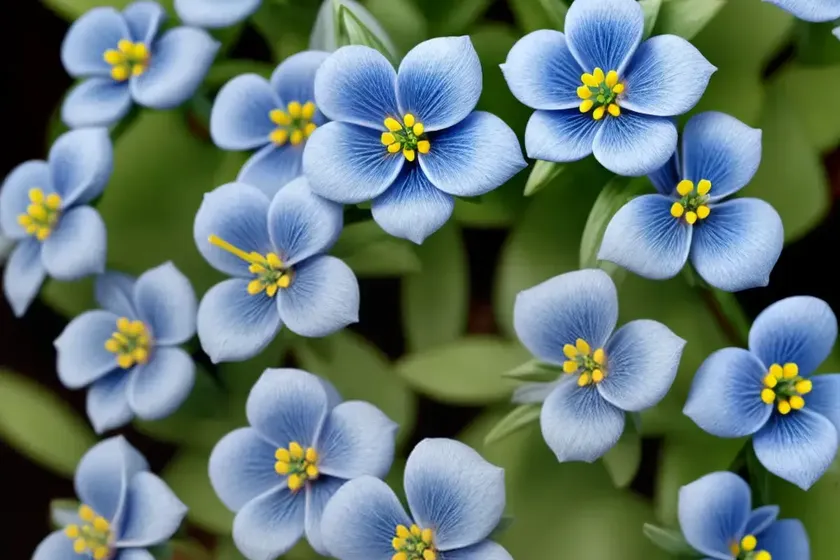 Blue pimpernel (anagallis monelli) — photo 3