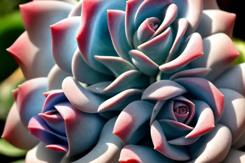Blue rose echeveria (echeveria imbricata) — photo 2