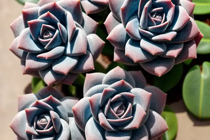 Blue rose echeveria (echeveria imbricata) — photo 3