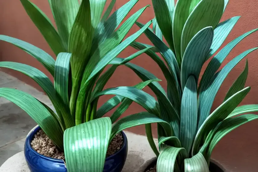 Blue sansevieria (sansevieria ehrenberghii ‘samurai dwarf’) — photo 3