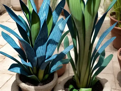 Blue Sansevieria (Sansevieria Ehrenberghii ‘Samurai Dwarf’)