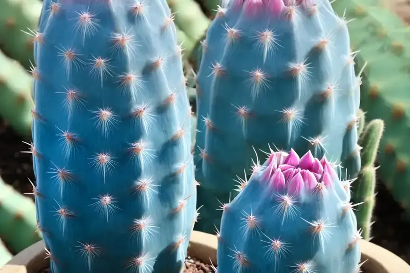 Blue torch cactus (pilosocereus pachycladus) — photo 2