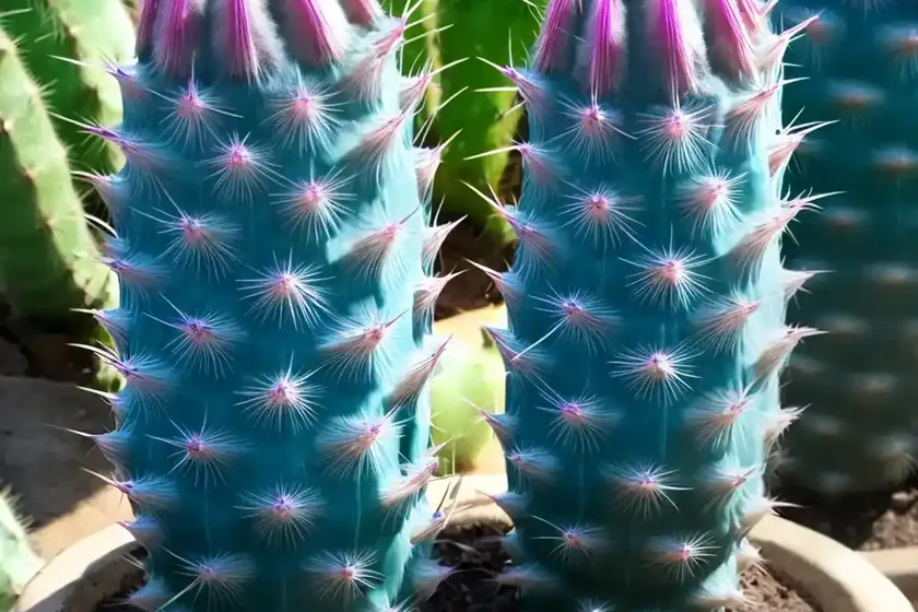 Blue torch cactus (pilosocereus pachycladus) — photo 3