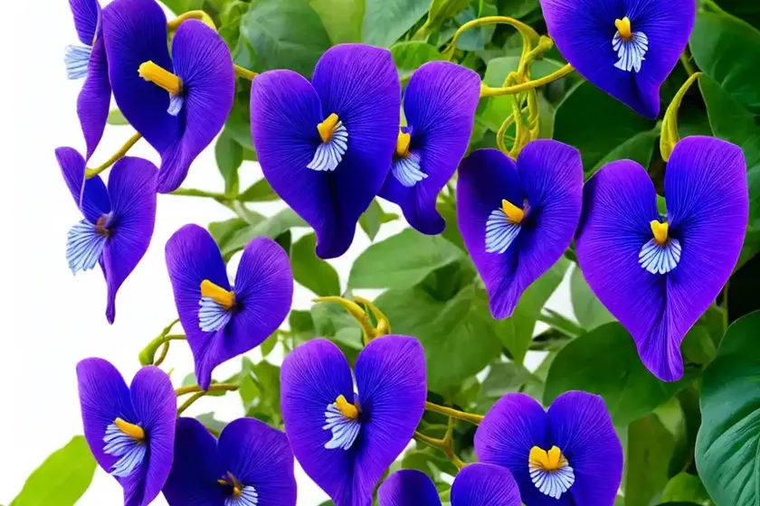 Blue trumpet vine (thunbergia grandiflora) — photo 2