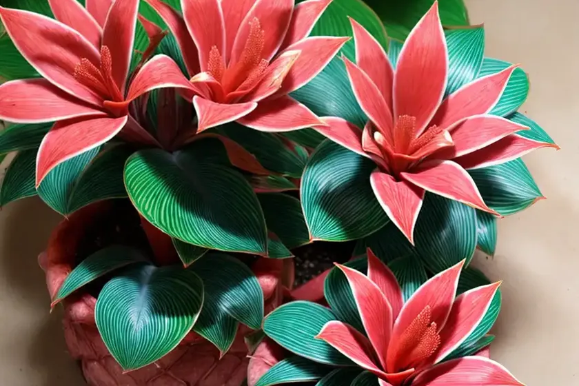 Blushing bromeliad (neoregelia carolinae) — photo 3