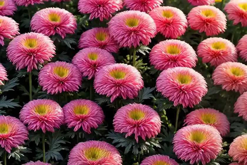 Boval mum (chrysanthemums) — photo 3