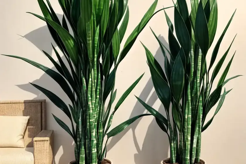 Bowstring hemp (sansevieria cylindrica)