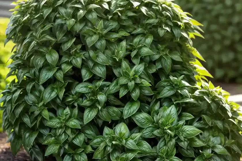 Boxwood basil (ocimum basilicum ‘boxwood’) — photo 2