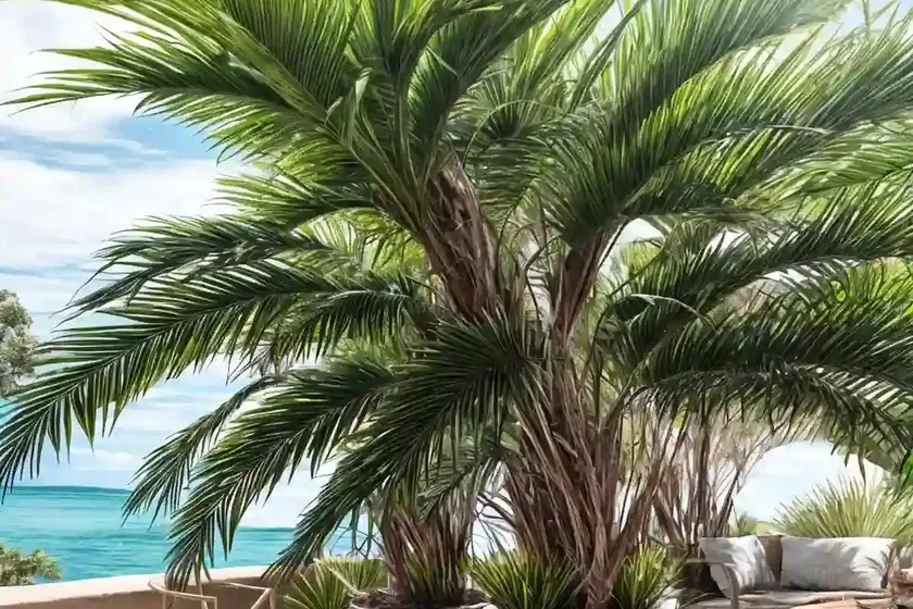 Brahea edulis (guadalupe palm) — photo 3