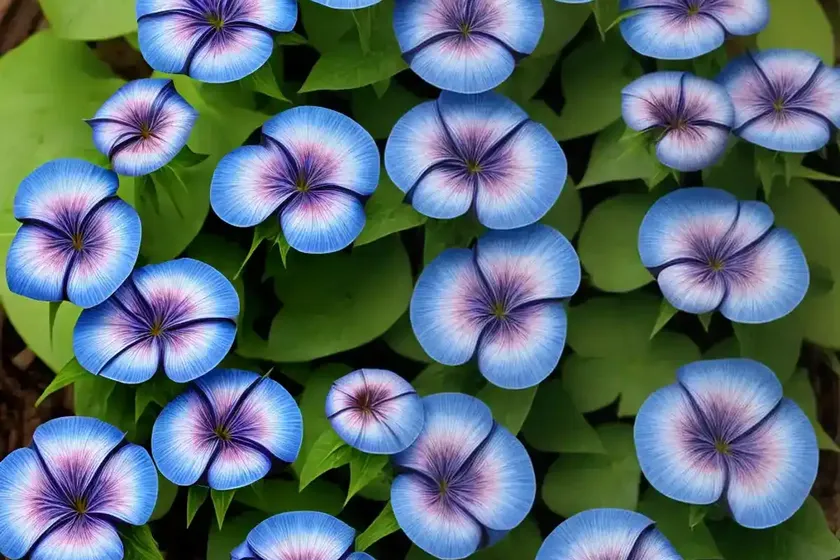 Brazilian dwarf morning-glory (evolvulus glomeratus)