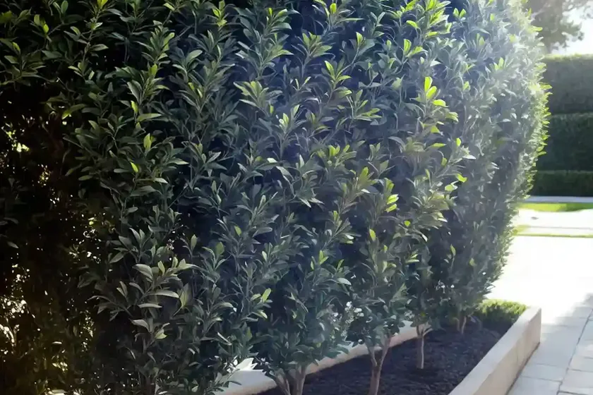 Broad-leaf privet (ligustrum lucidum)