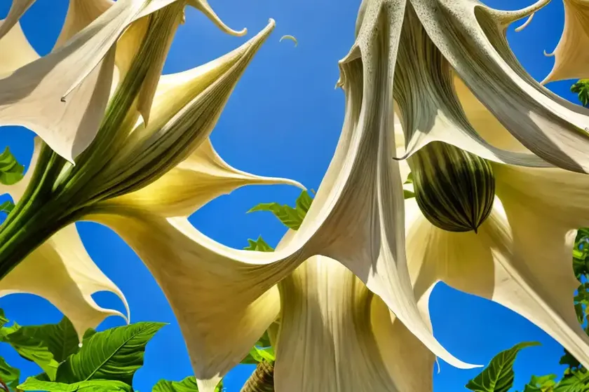 Brugmansia ‘betty marshall’ (angel’s trumpet) — photo 2