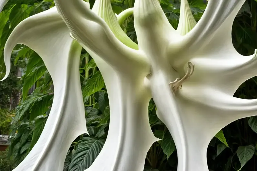 Brugmansia ‘cherub’ (angel’s trumpet) — photo 2
