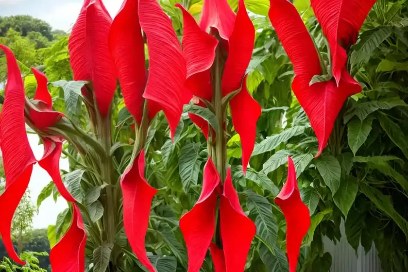Brugmansia sanguinea (red angel’s trumpet)