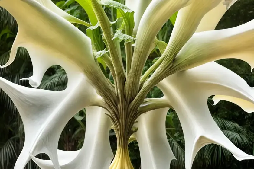 Brugmansia suaveolens (angel’s trumpet) — photo 3