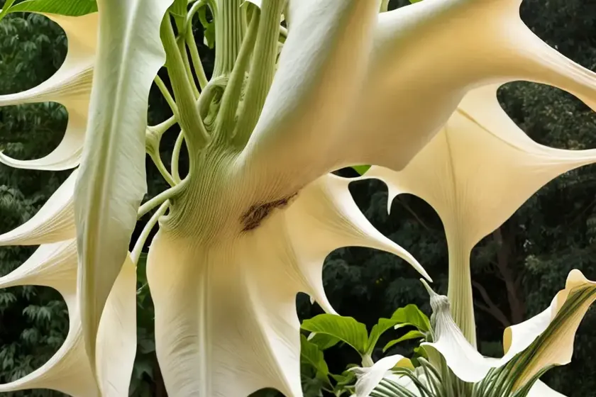 Brugmansia suaveolens (angel’s trumpet)