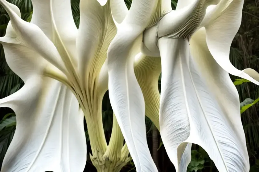 Brugmansia versicolor (angel’s trumpet) — photo 3