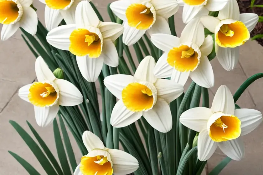 Bunchflower daffodil (narcissus tazetta) — photo 3