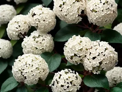 Burkwood Viburnum (Viburnum  X  Burkwoodii ‘Conoy’)