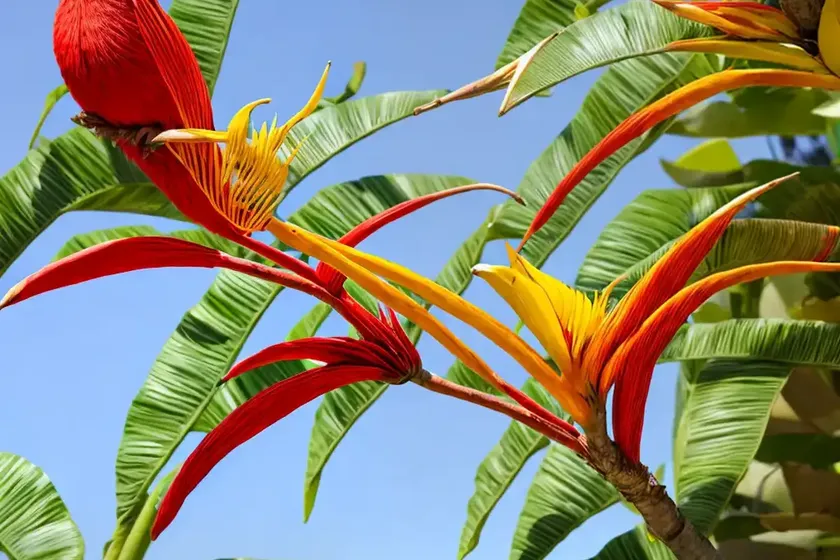 Caesalpinia pulcherrima (red bird of paradise) — photo 2