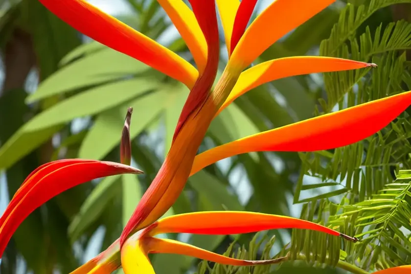 Caesalpinia pulcherrima (red bird of paradise) — photo 3