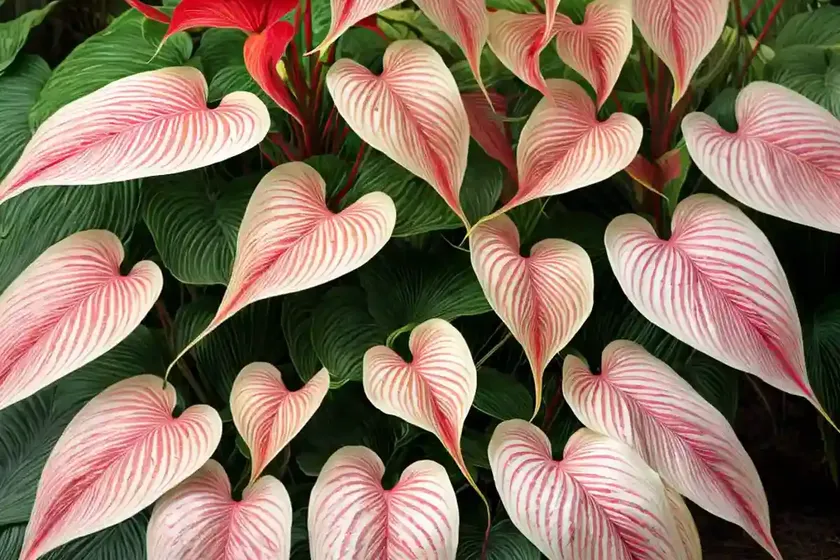 Caladium ‘aaron’ (angel wings) — photo 3
