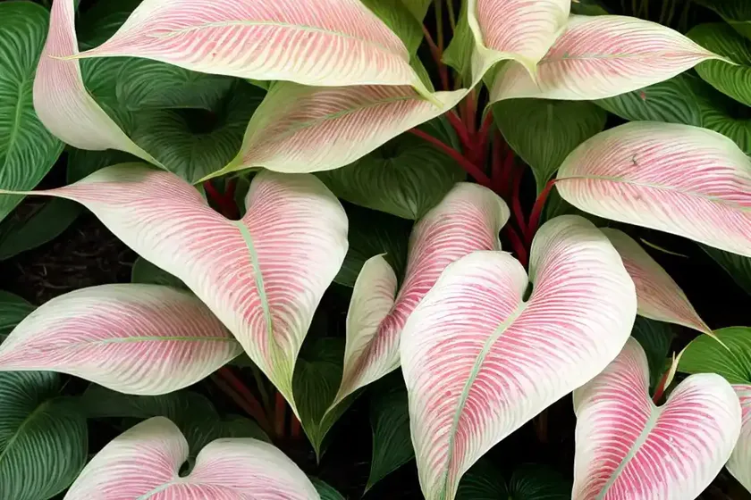 Caladium ‘candidum’ (angel wings) — photo 2