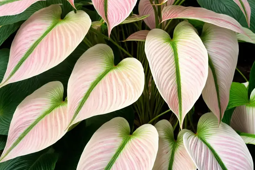 Caladium ‘candidum junior’ (angel wings) — photo 2