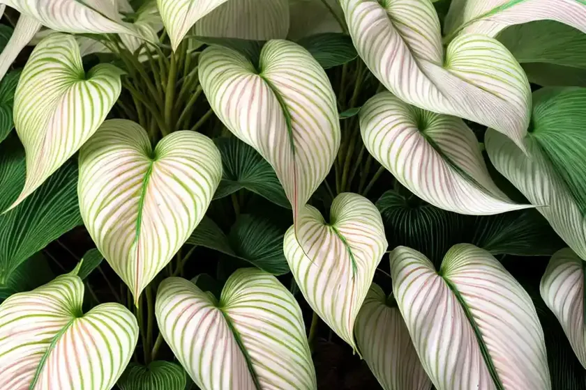 Caladium ‘candidum junior’ (angel wings) — photo 3