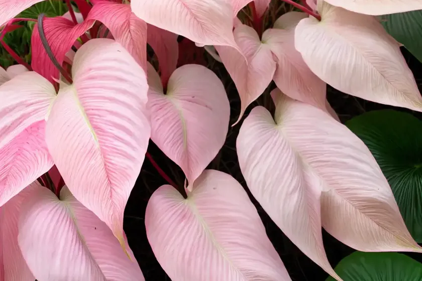 Caladium ‘pink cloud’ (angel wings) — photo 3