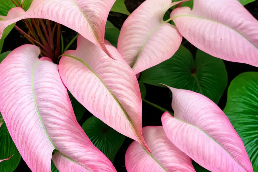 Caladium ‘pink cloud’ (angel wings)