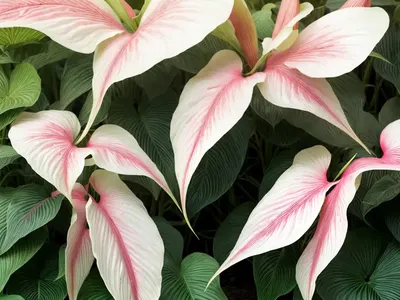Caladium ‘White Queen’ (Angel Wings)