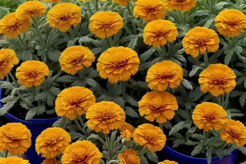 Calendula officinalis ‘indian prince’ (pot marigold) — photo 2