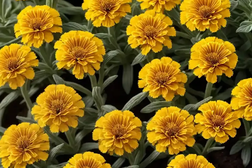 Calendula officinalis ‘ivory princess’ (pot marigold) — photo 2