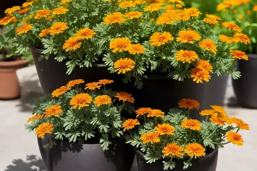 Calendula officinalis ‘neon’ (pot marigold) — photo 2