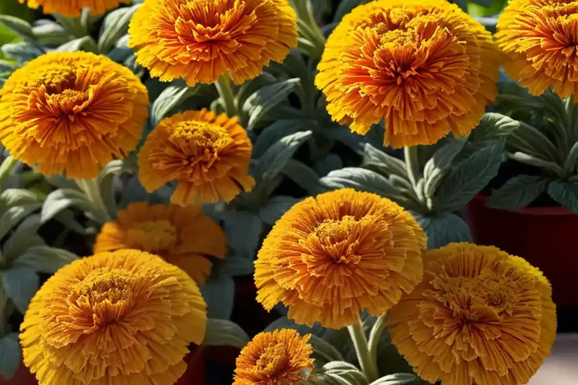 Calendula officinalis ‘orange flash’ (pot marigold) — photo 2