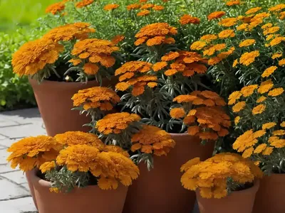 Calendula Officinalis ‘Orange Porcupine’ (Pot Marigold)