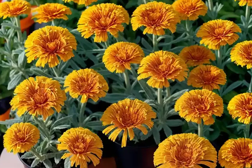 Calendula officinalis ‘pink surprise’ (pot marigold) — photo 2