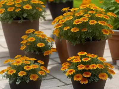 Calendula Officinalis ‘Pygmy Buff’ (Pot Marigold)
