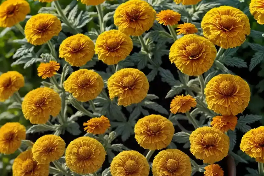 Calendula officinalis ‘sherbet fizz’ (pot marigold) — photo 3