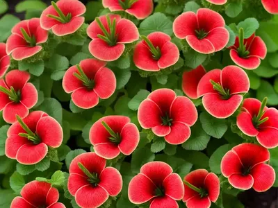 Calibrachoa ‘Superbells Coralina’)