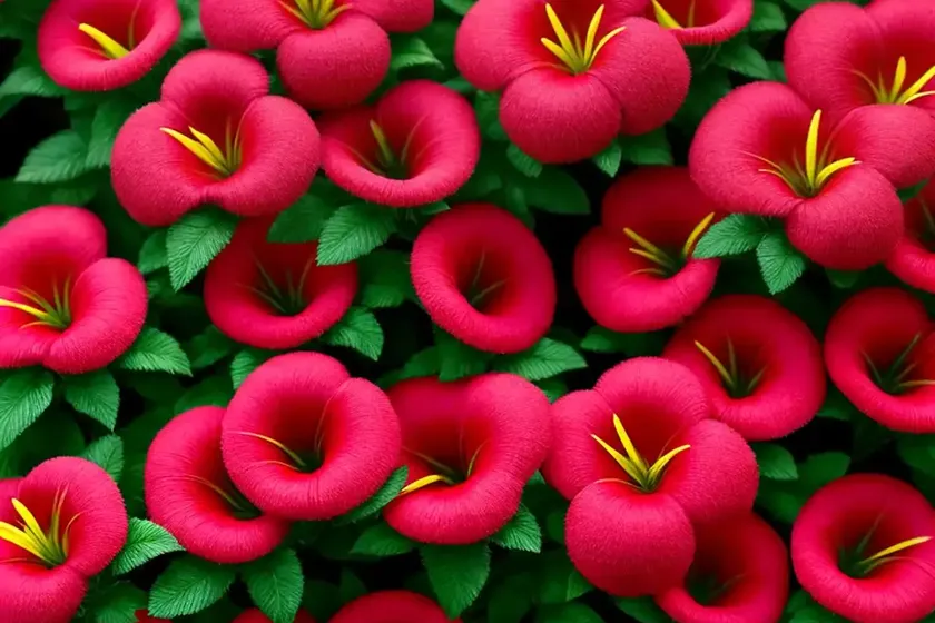 Calibrachoa ‘superbells double ruby’) — photo 3