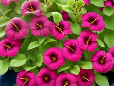 Calibrachoa ‘Superbells Grape Punch’)