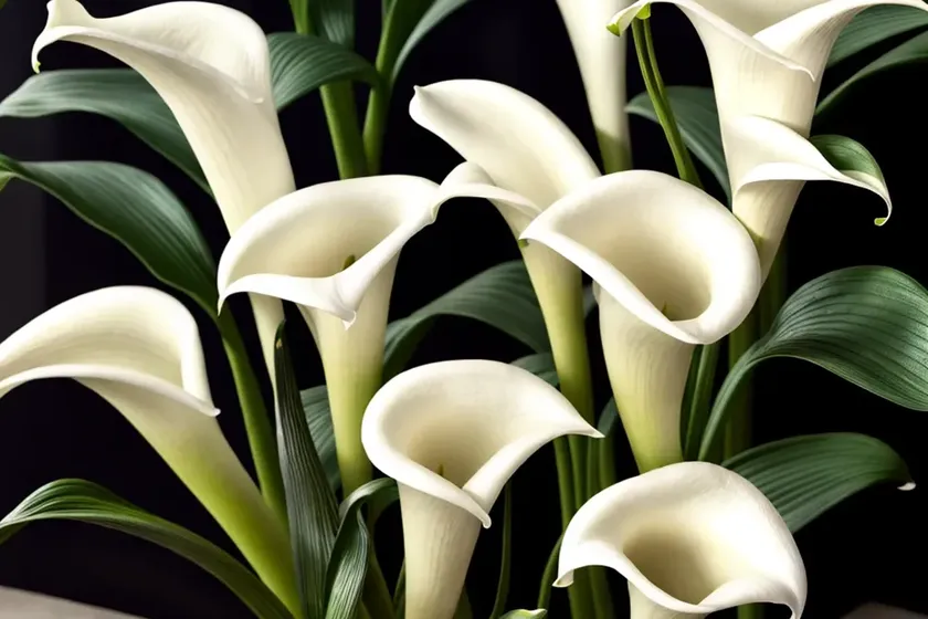 Calla lily black star (zantedeschia hybrid) — photo 2