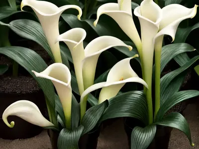 Calla Lily (Zantedeschia ‘Black Magic’)