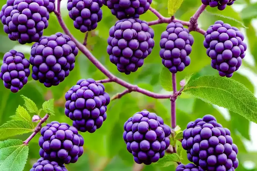Callicarpa dichotoma (purple beautyberry) — photo 2